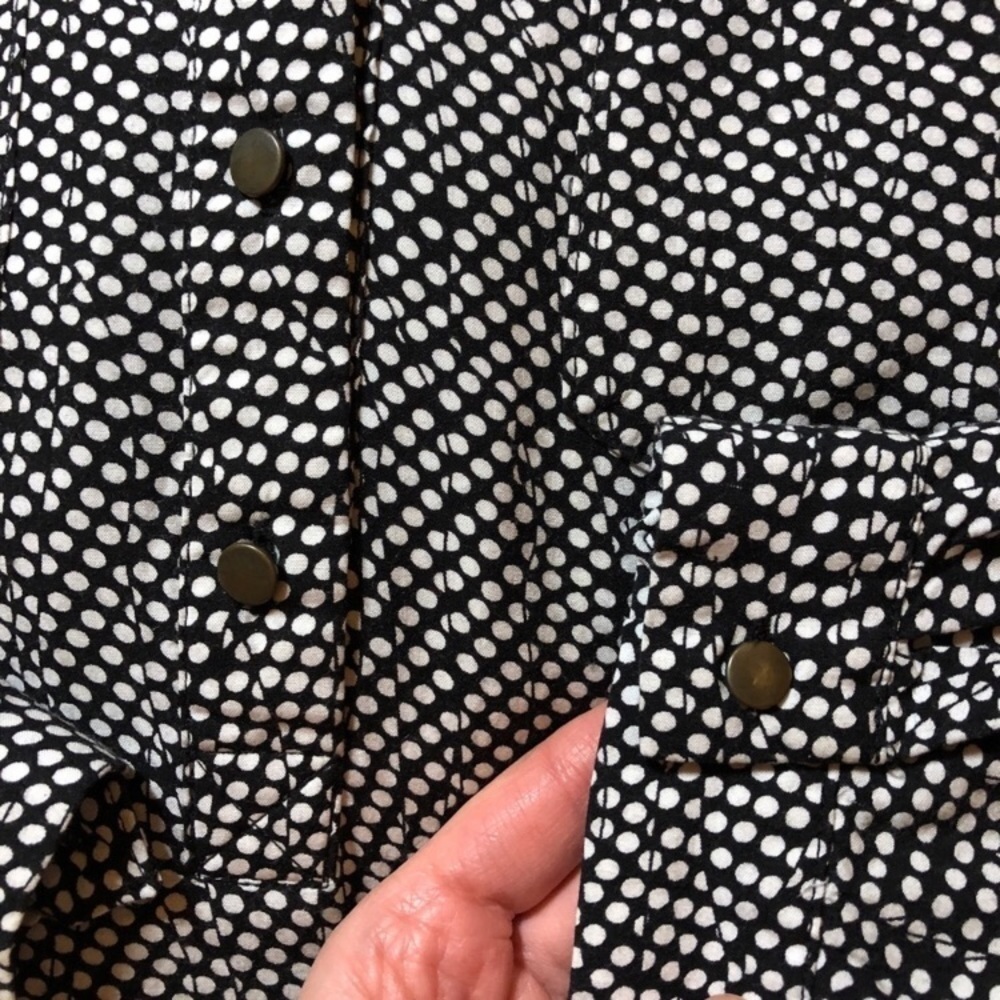 Nwot Como Classic Basic Polka Dot Pattern Tunic S - image 4